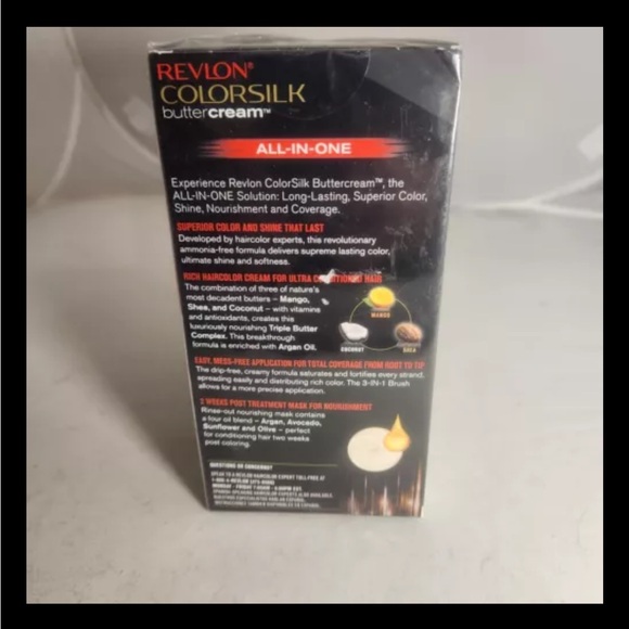 Revlon Colorsilk Buttercream 3 Pack Blue/Black 21 1288 All In One - Picture 2 of 5